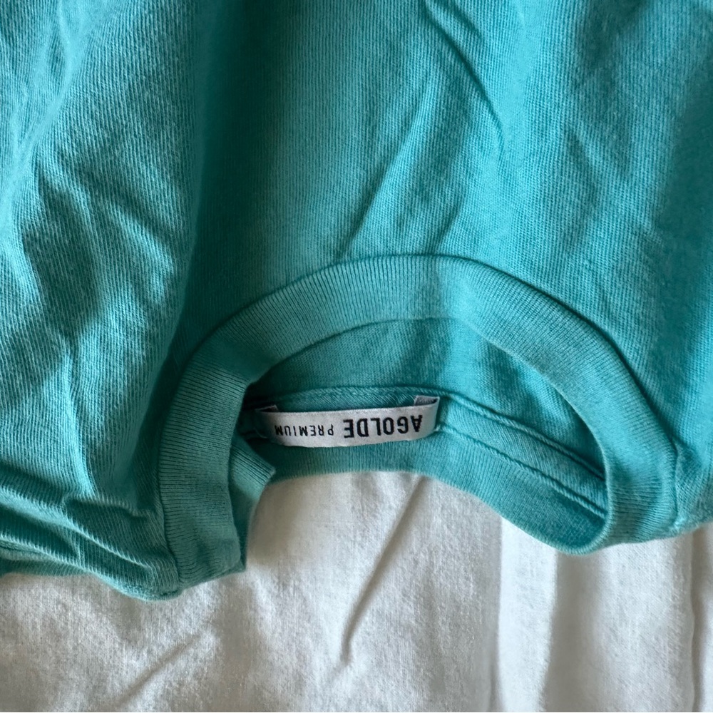 Agolde turquoise T shirt - Picture 5 of 7